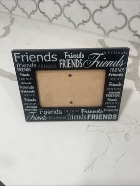 Black "Friends" Decorative Photo Frame